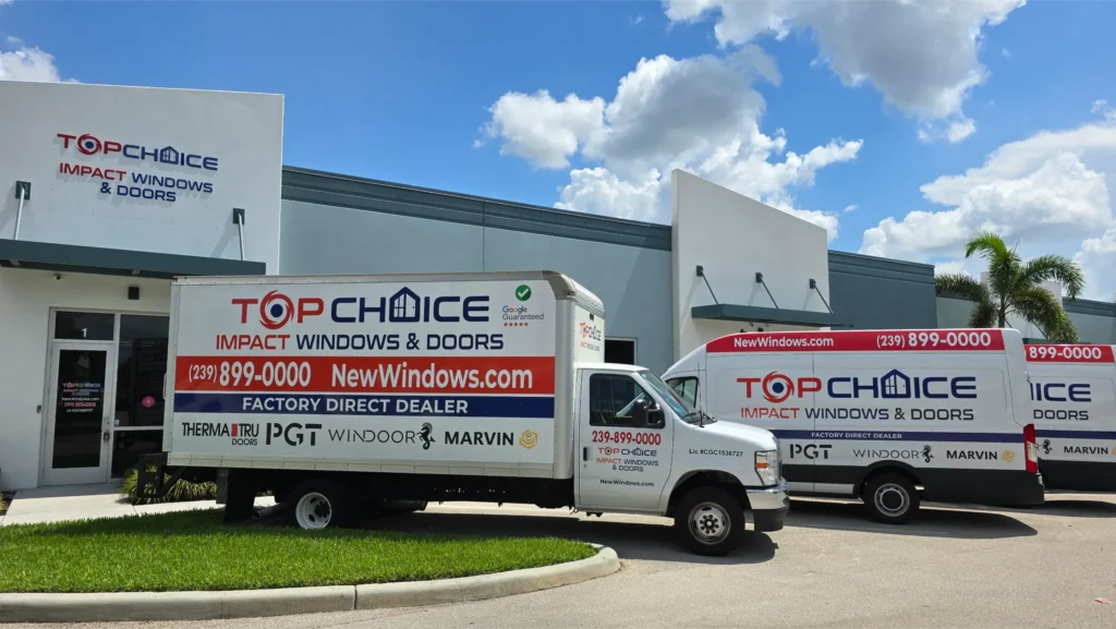 impact windows and doors service areas